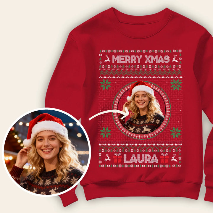 Christmas Sweater “Dein Foto”