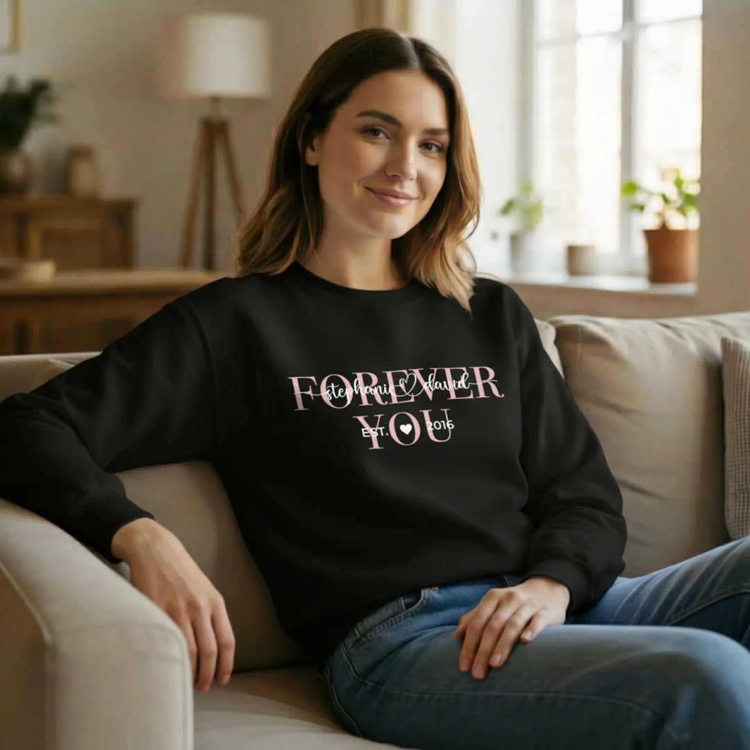 Personalisierter Sweater "Forever you"