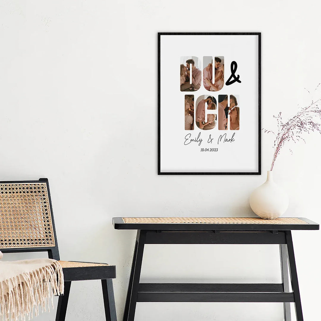 Personalisiertes Poster "Du & Ich"