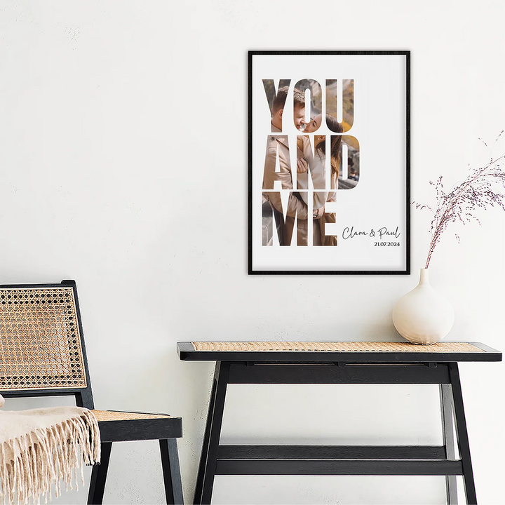 Personalisiertes Poster "You & Me"