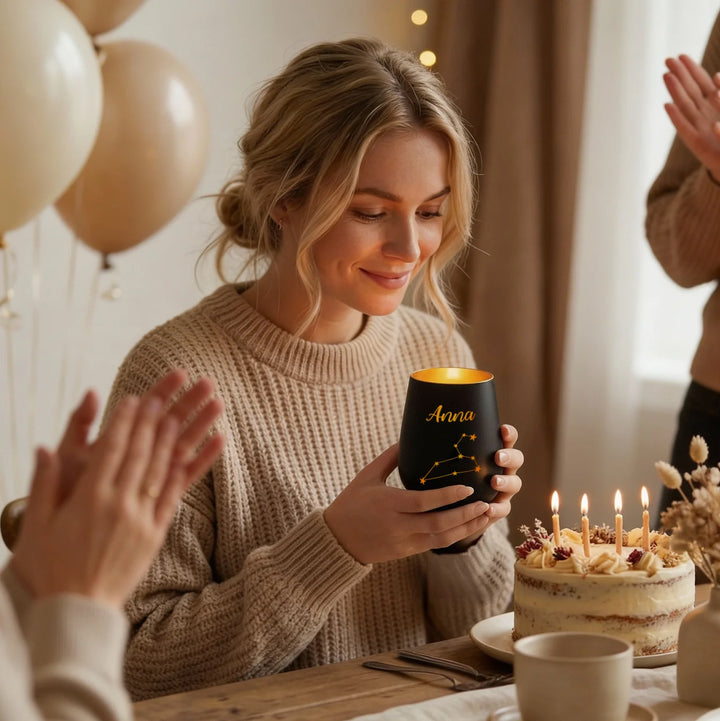 Personalisiertes Windlicht "Sternzeichen"