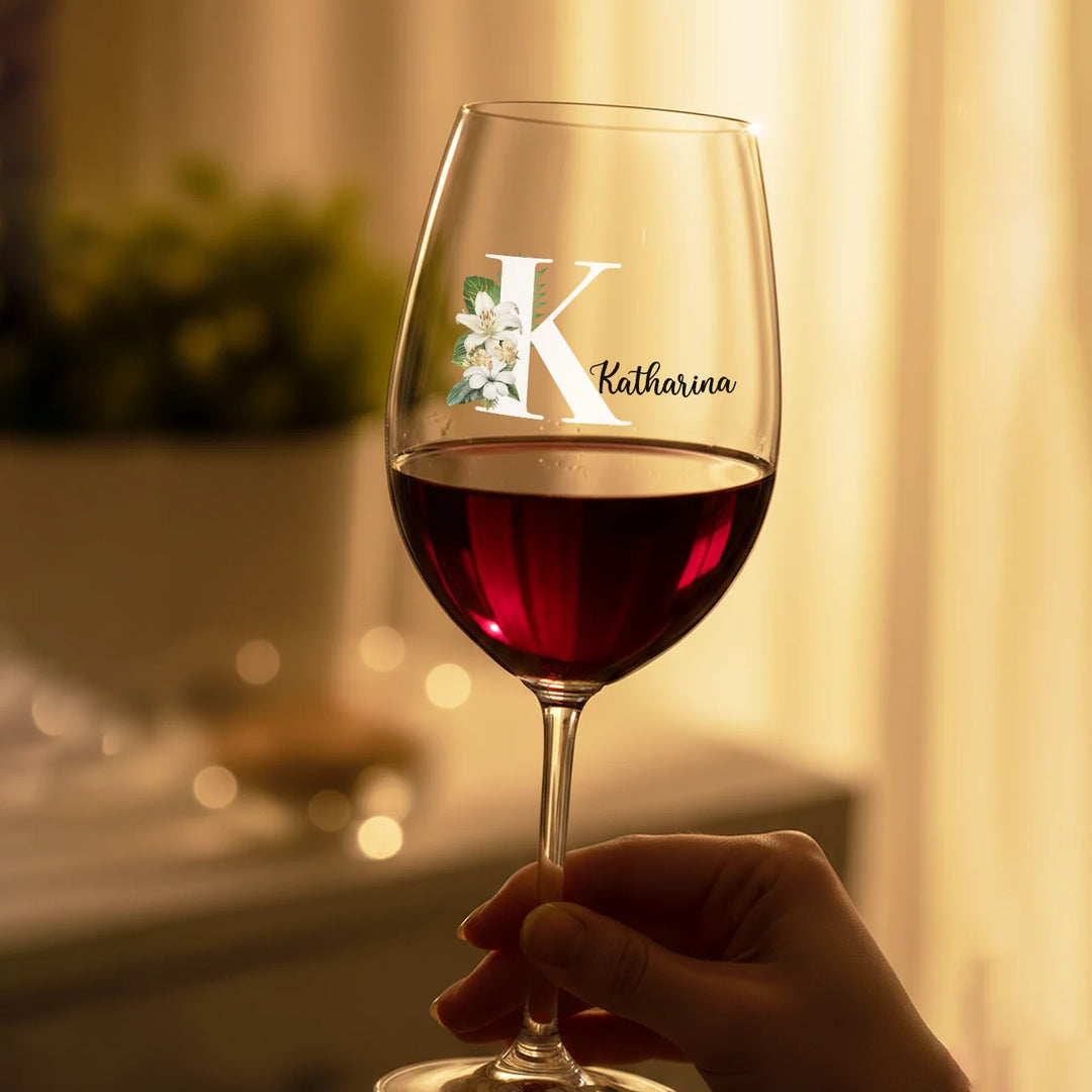 Personalisiertes Weinglas "Name"