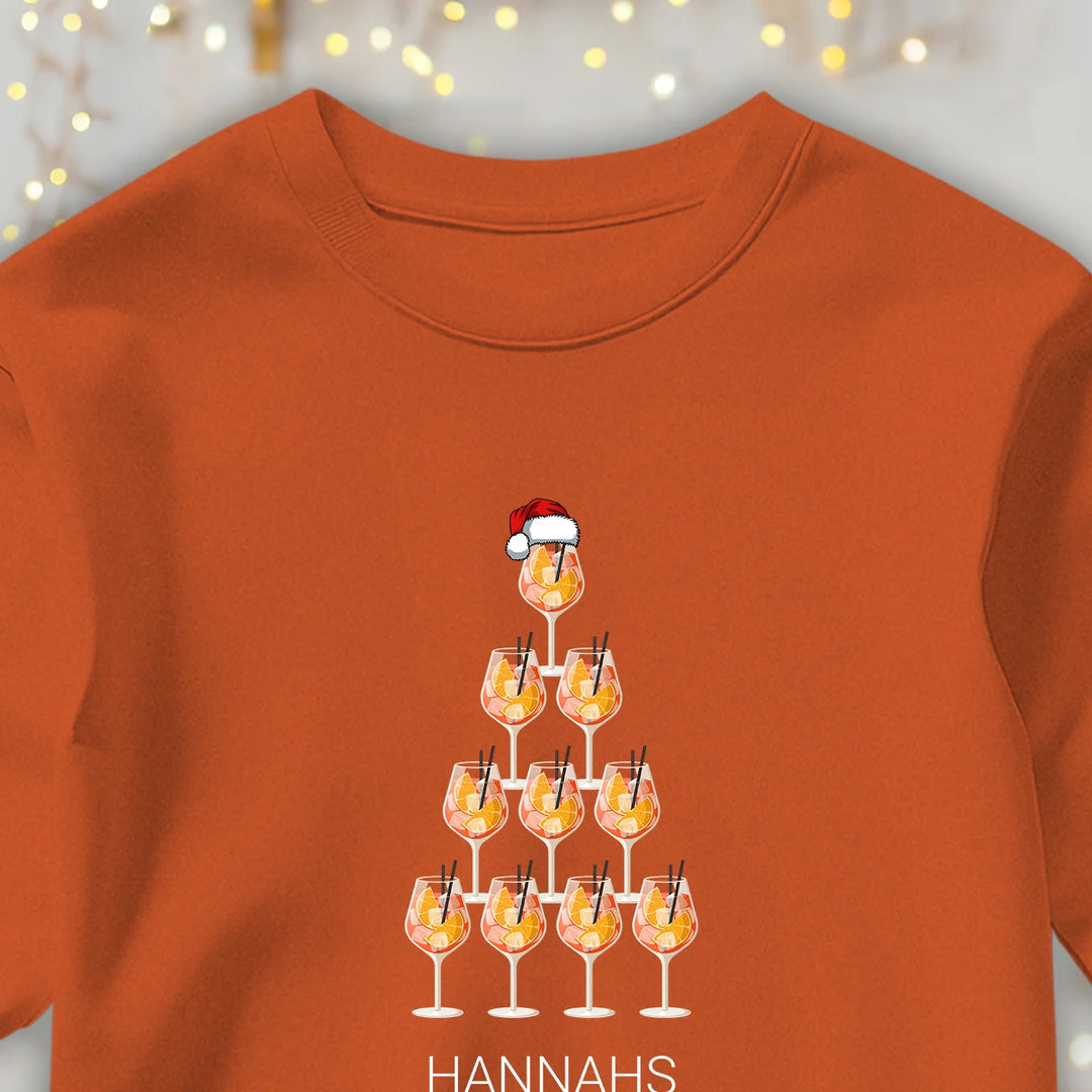 Personalisierter Christmas Sweater "Merry Spritzmas"