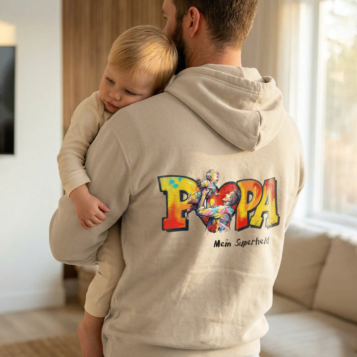 Personalisierter Hoodie Love "PAPA"