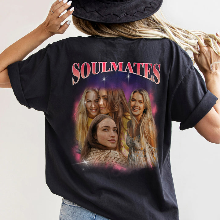 Personalisiertes T-Shirt "Vintage Bootleg" - Backprint
