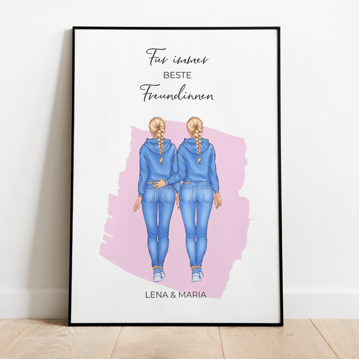 Personalized Poster - "Best Friends"