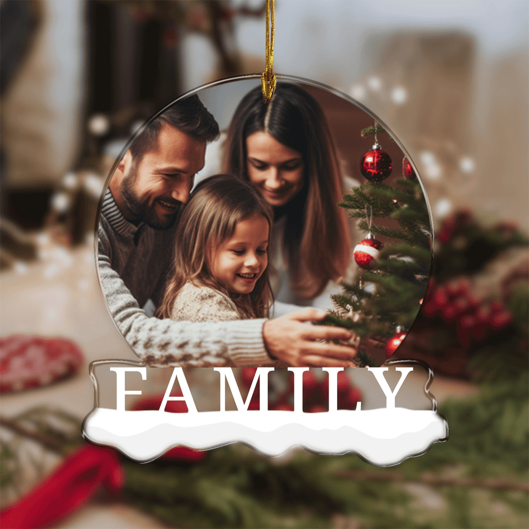 ''Family Foto'' Weihnachtsanhänger