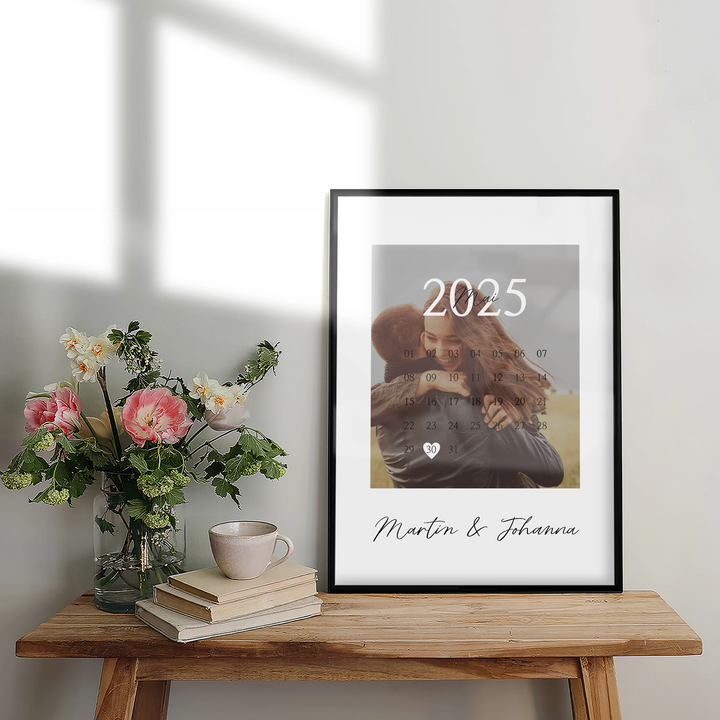 Personalisiertes Poster "Unser Tag" - famwalls