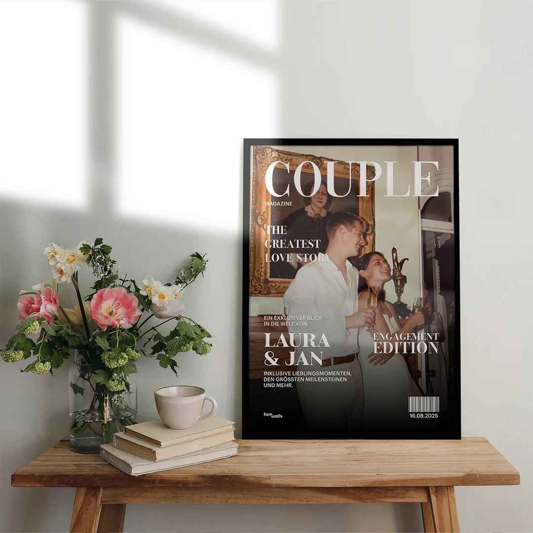 Personalisiertes Poster "Couple Magazine"
