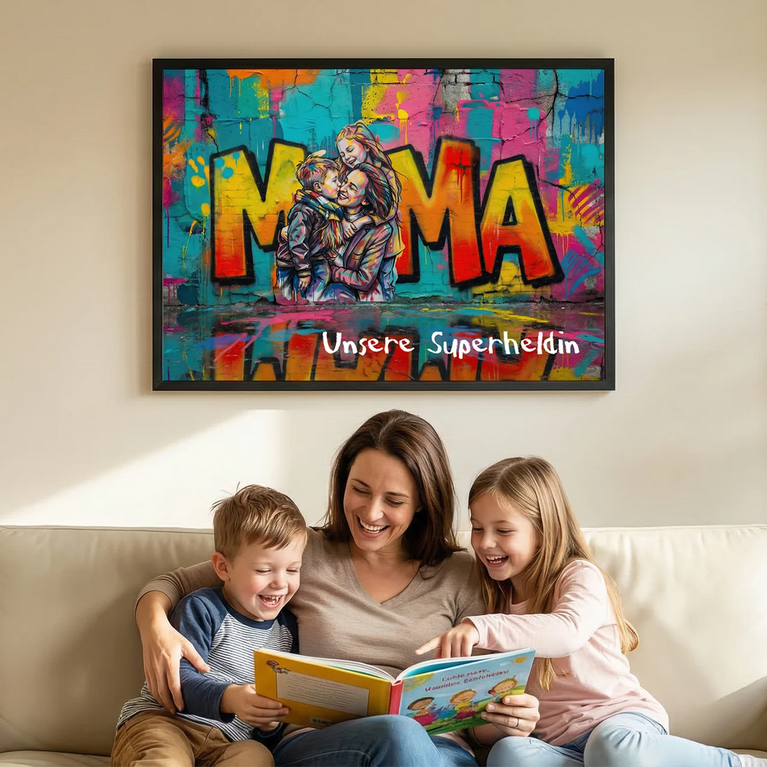 Personalisiertes Poster Love "MAMA"