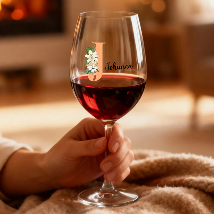 Personalisiertes Weinglas "Name"