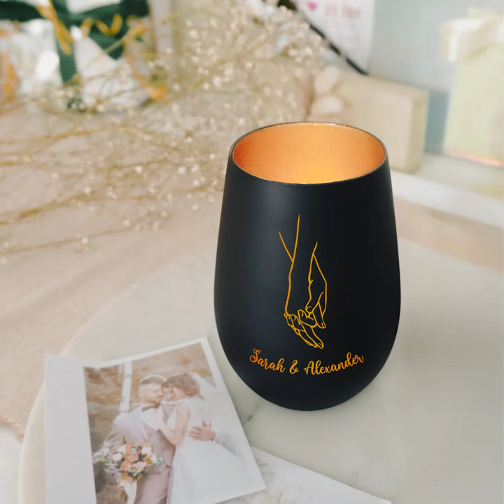 Personalisiertes Windlicht Forever Love