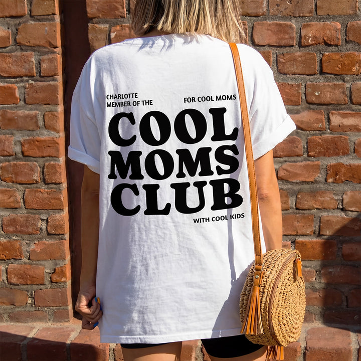 Personalisiertes T-Shirt "Cool Moms Club"
