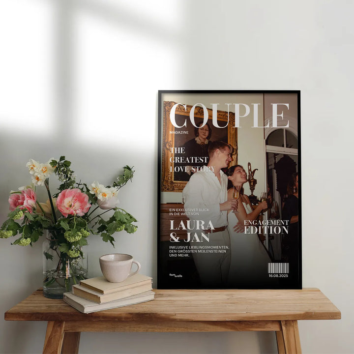 Personalisiertes Poster "Couple Magazine"