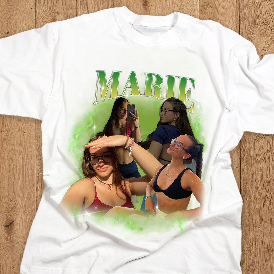 Personalisiertes T-Shirt "Vintage Bootleg"