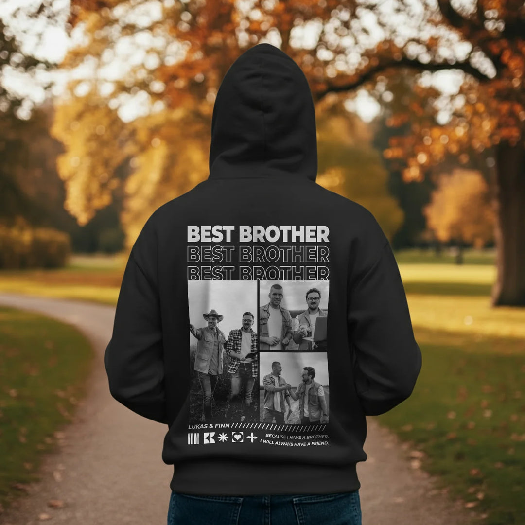 Personalisierter Hoodie “Bester Bruder”