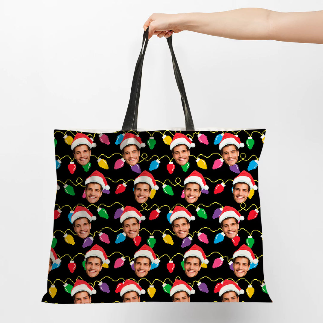 Personalisierte Weekender Tasche "Weihnachtsfoto"