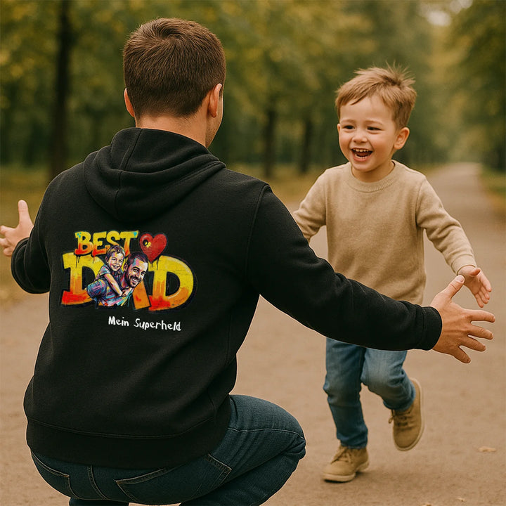 Personalisierter Hoodie Love "PAPA"