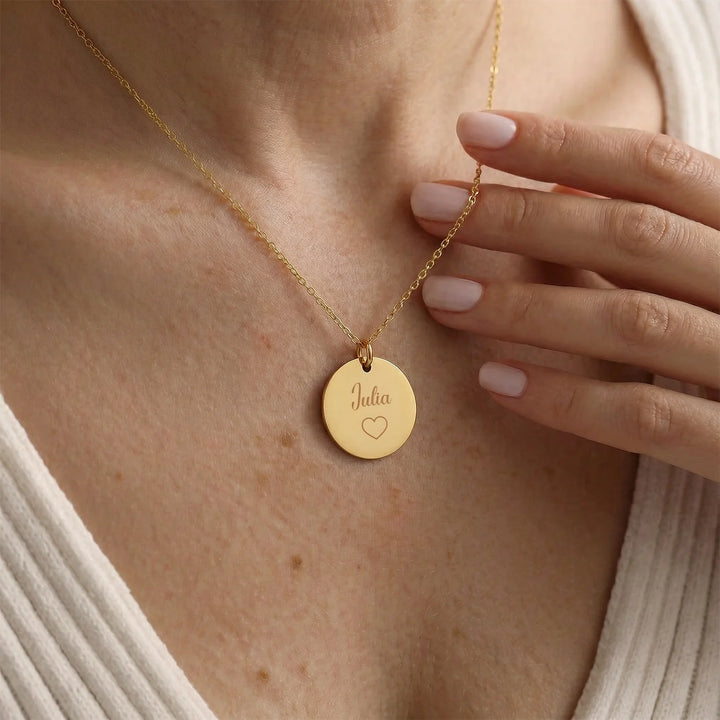 Personalisierte Halskette "Mama mit Namen"