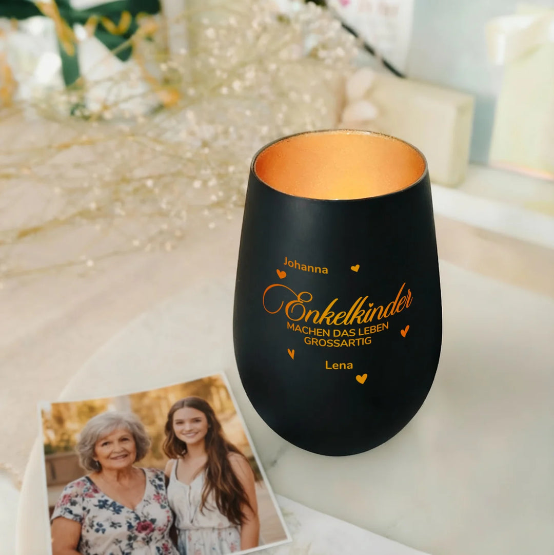 Personalisiertes Windlicht "Enkelkinder"