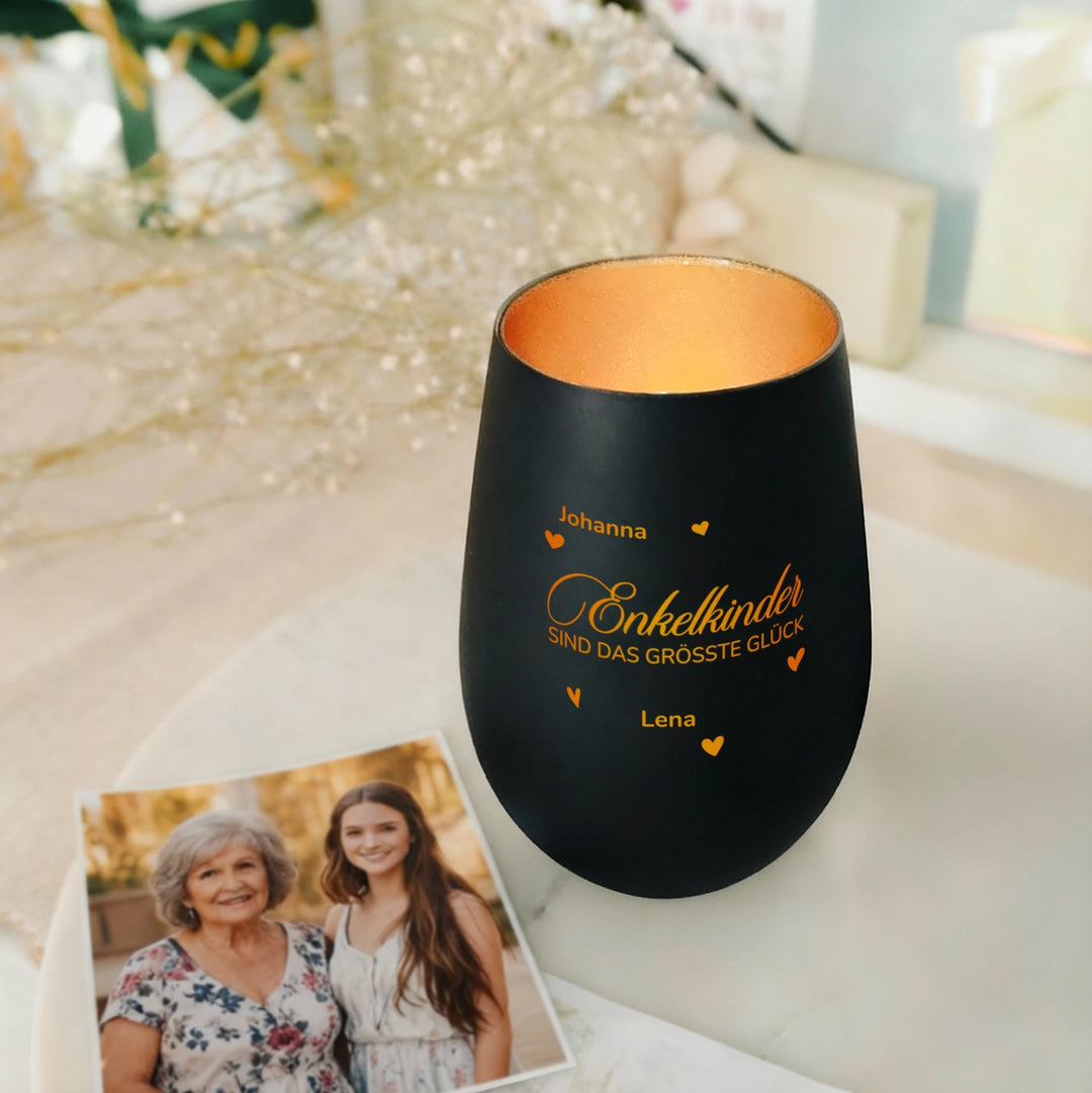 Personalisiertes Windlicht "Oma"