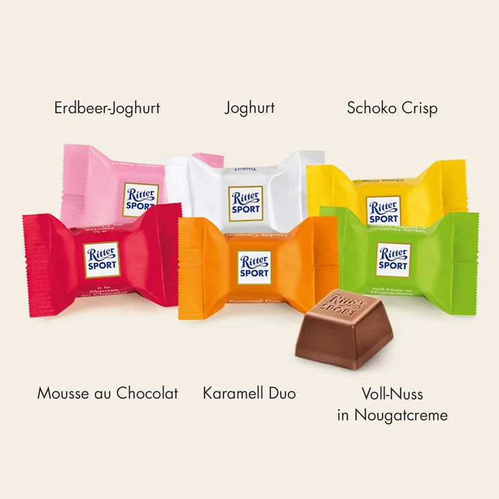 Personalisierter Ritter Sport Adventskalender "Schnee"