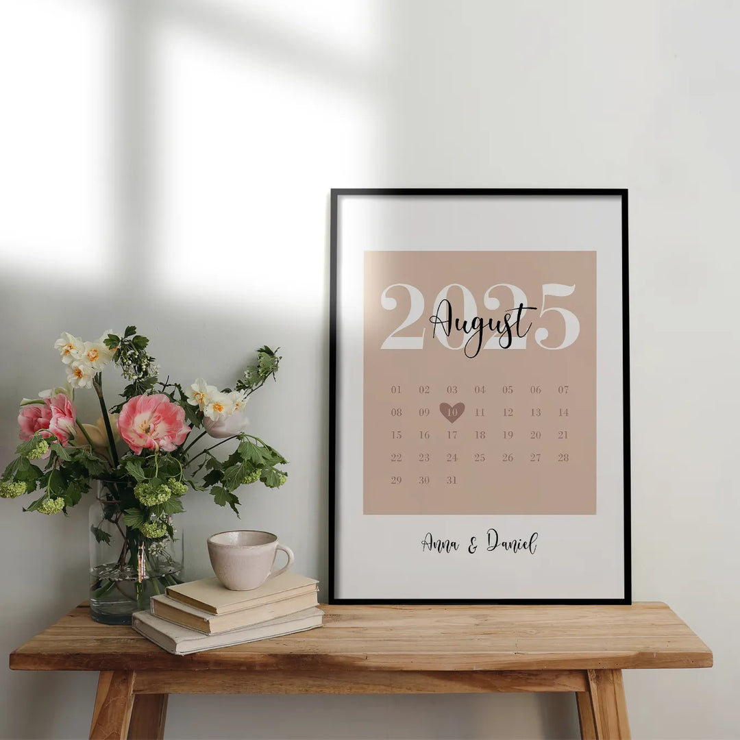 Kalenderposter "Our Special Date"