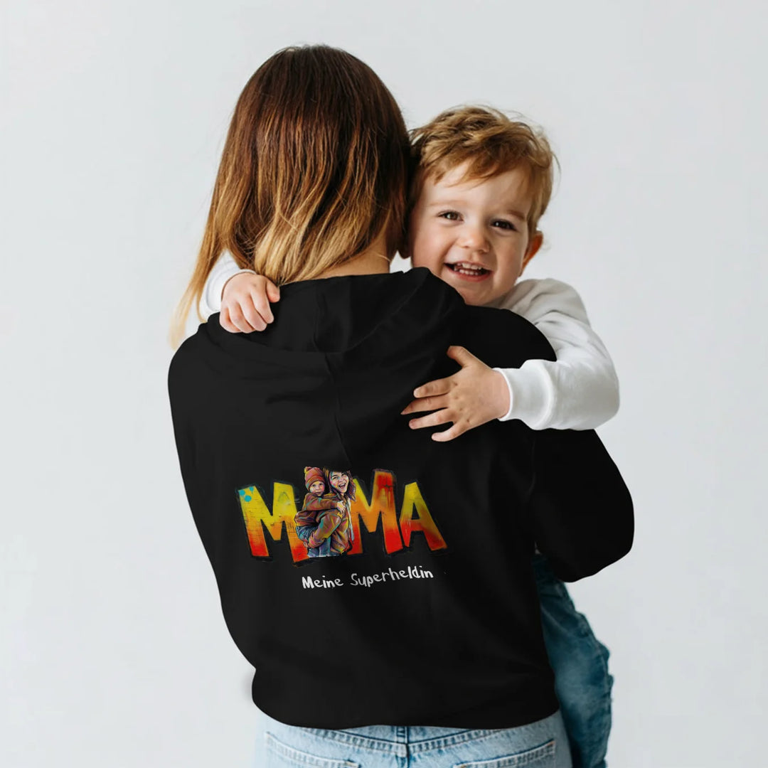 Personalisierter Hoodie Love "MAMA"