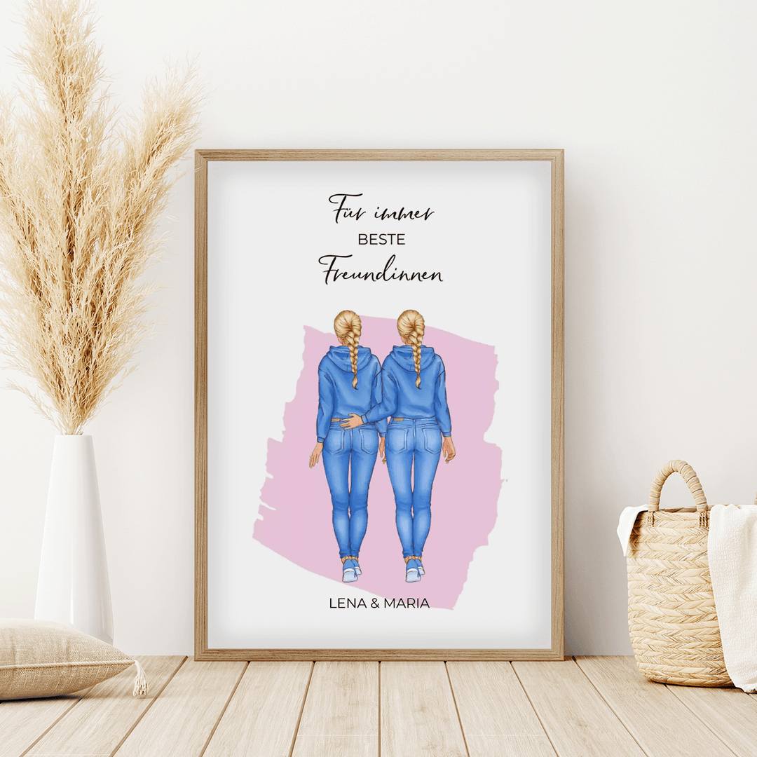 Personalized Poster - "Best Friends"