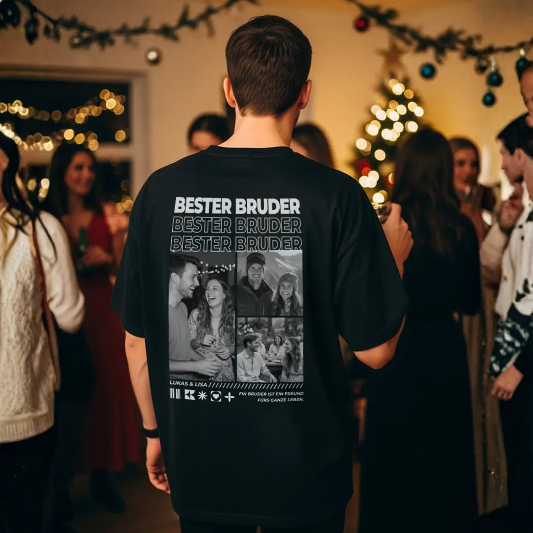 Personalisiertes T-Shirt "Bester Bruder"