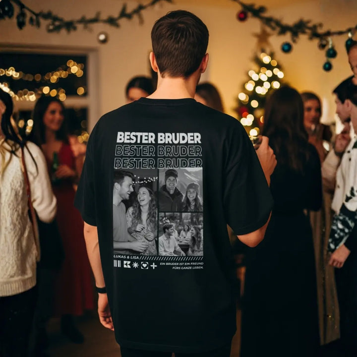 Personalisiertes T-Shirt "Bester Bruder"