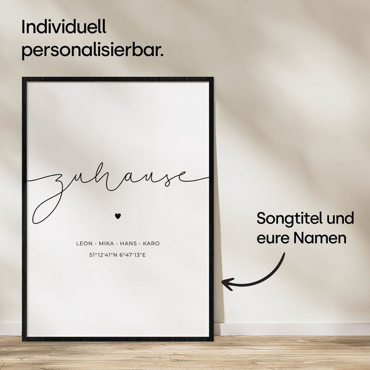 Poster "Dein Zuhause"-1