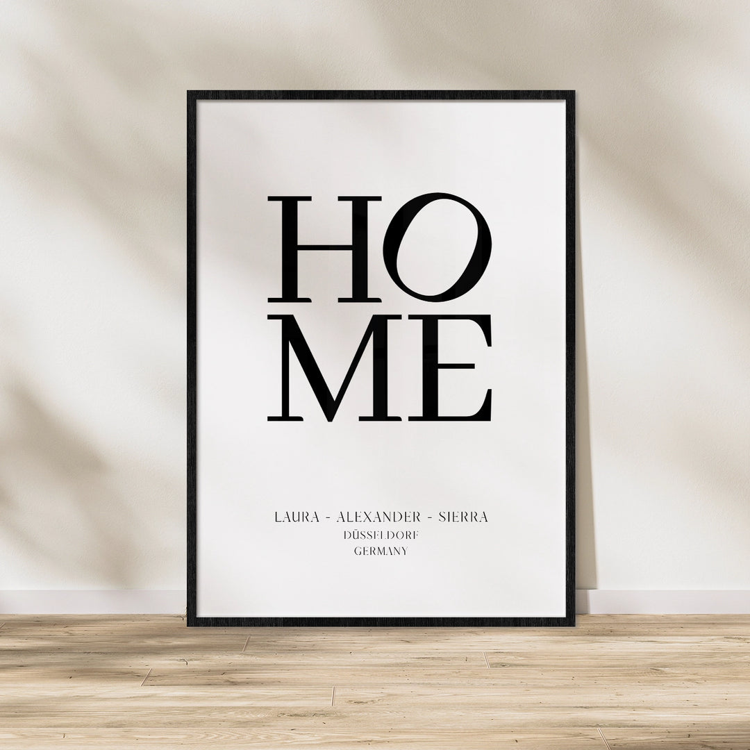 Poster"Home O"