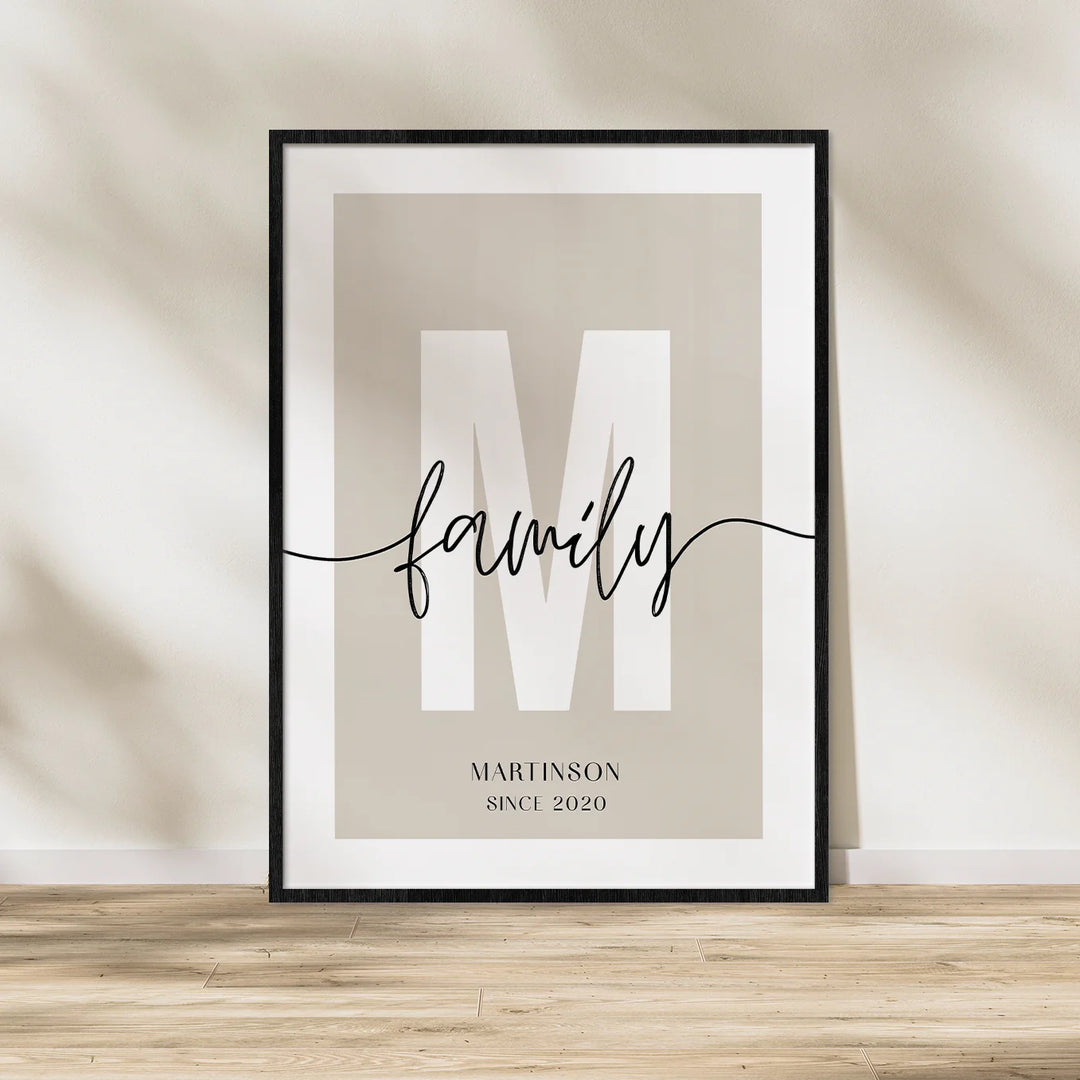 Poster "Family Letter"