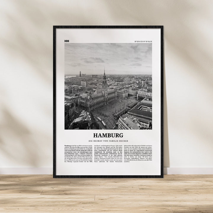 Personalisiertes Poster "Hamburg"