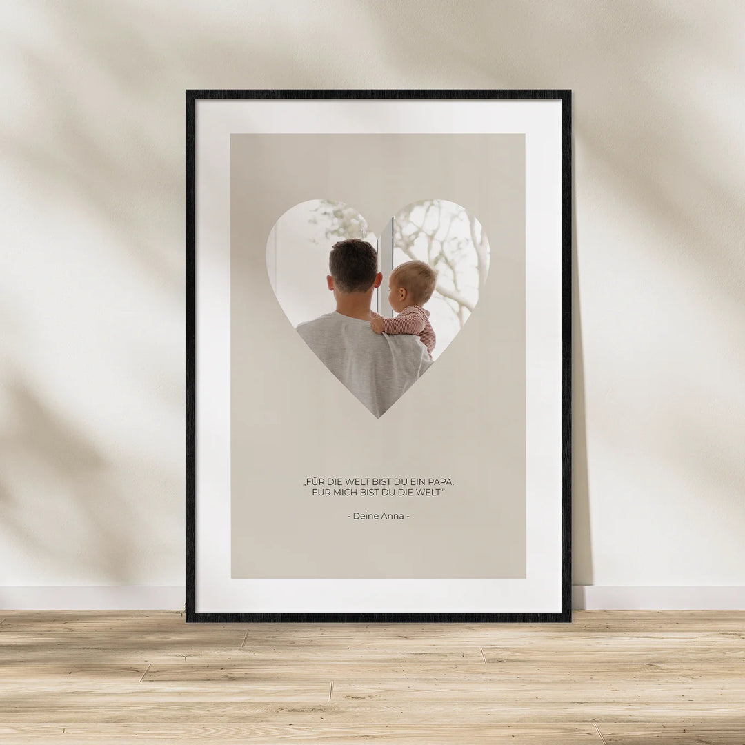 Photo poster "Dad Heart"