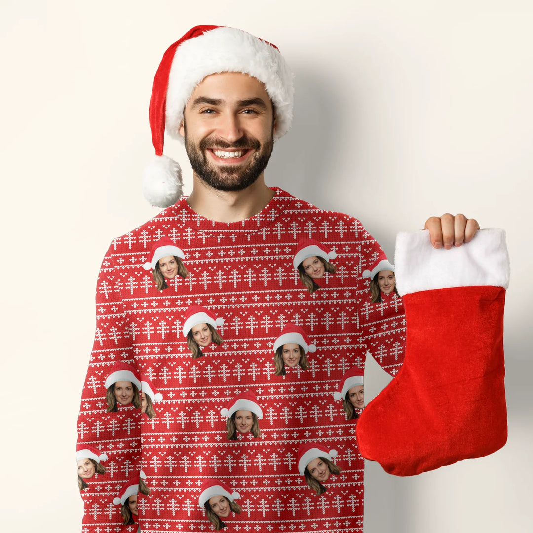 Personalisierter Ugly Christmas Sweater "Scandi"