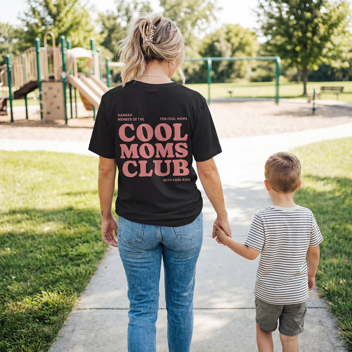 Personalisiertes T-Shirt "Cool Moms Club"
