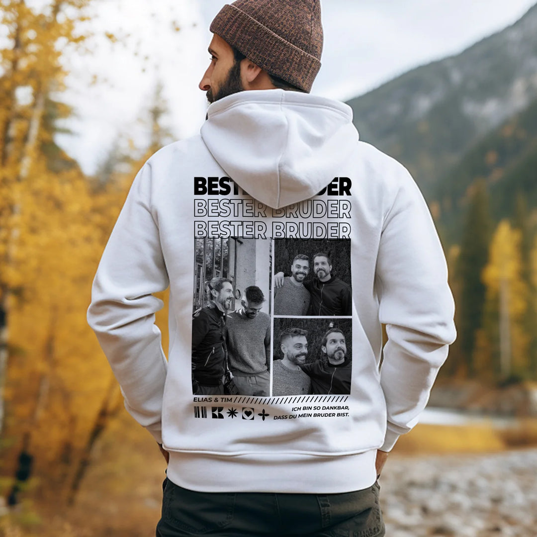 Personalisierter Hoodie “Bester Bruder”