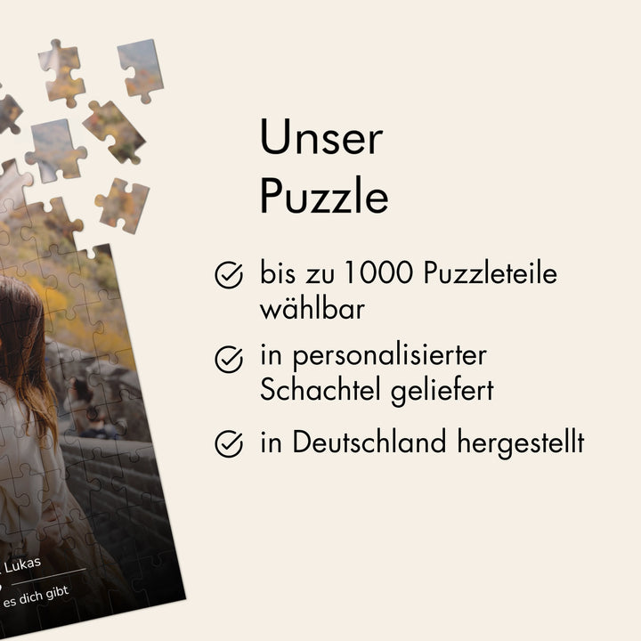 Personalisiertes Puzzle "Wunschmotiv"