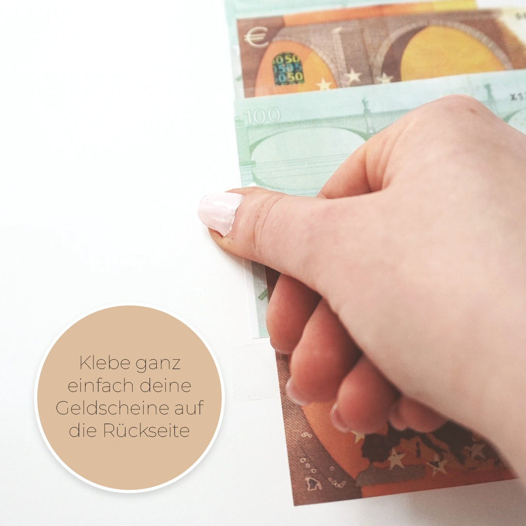 Personalisiertes Geldgeschenk zur Hochzeit "Kranz"