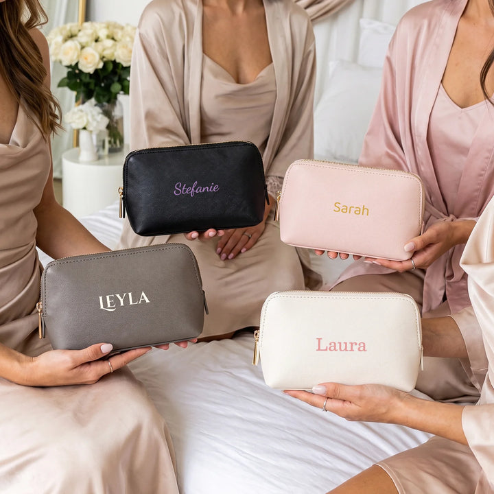Personalisierte Kosmetiktasche "Leder"