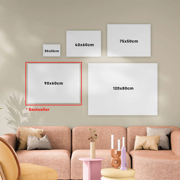 Personalisierte Leinwand "Unsere Familie"