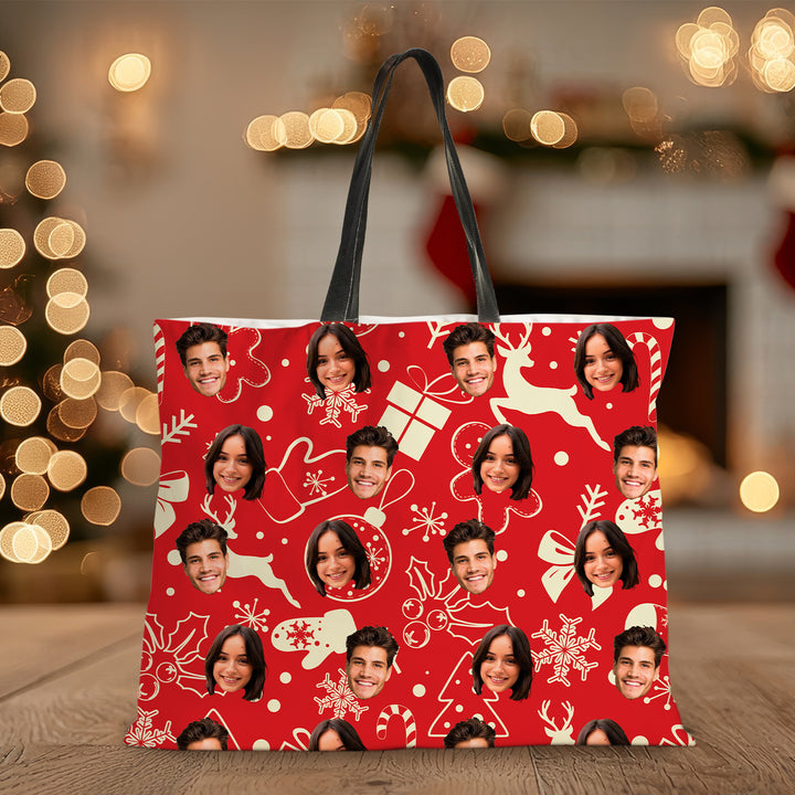 Personalisierte Weekender Tasche "Weihnachtsmotiv"