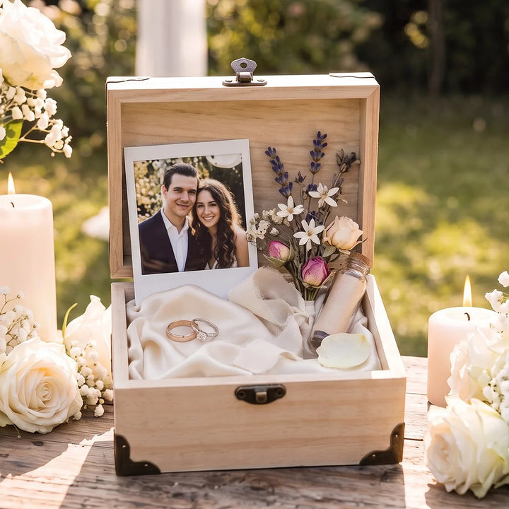 Personalisierte Schatztruhe "Hochzeit"