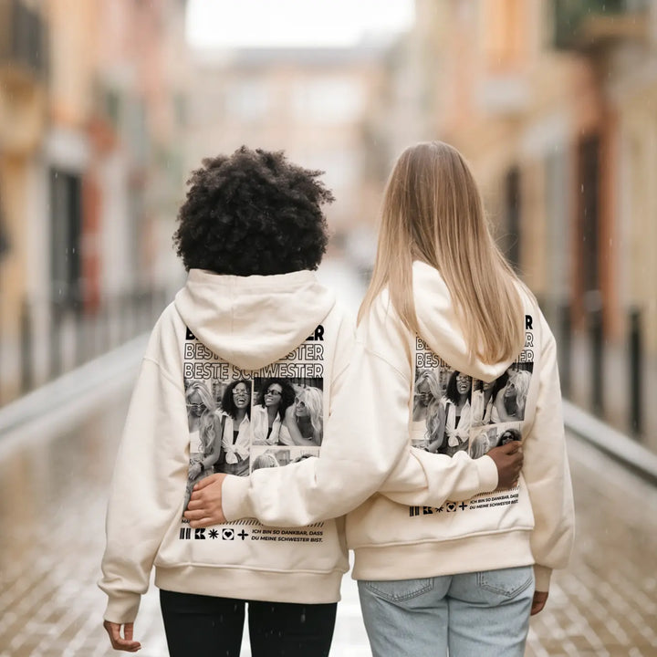 Personalisierter Hoodie "BESTE SCHWESTER"