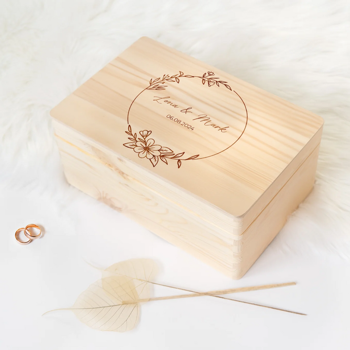 Personalized memory box "Wedding"