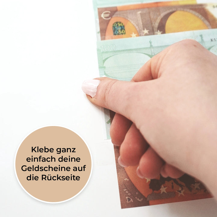 Personalisiertes Geldgeschenk zur Hochzeit "Heart"