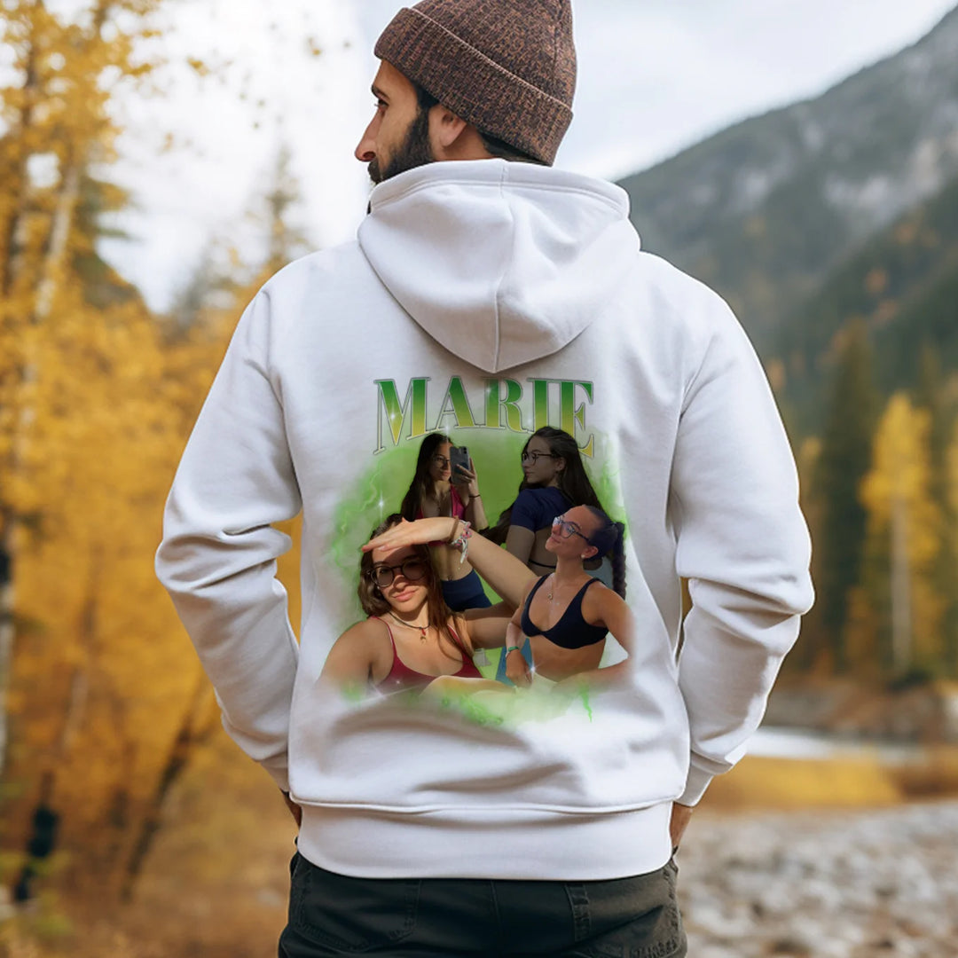 Personalisierter Hoodie "Vintage Bootleg"