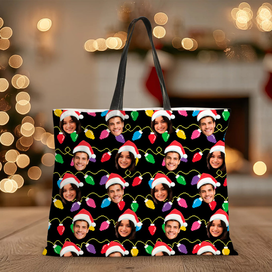 Personalisierte Weekender Tasche "Weihnachtsfoto"